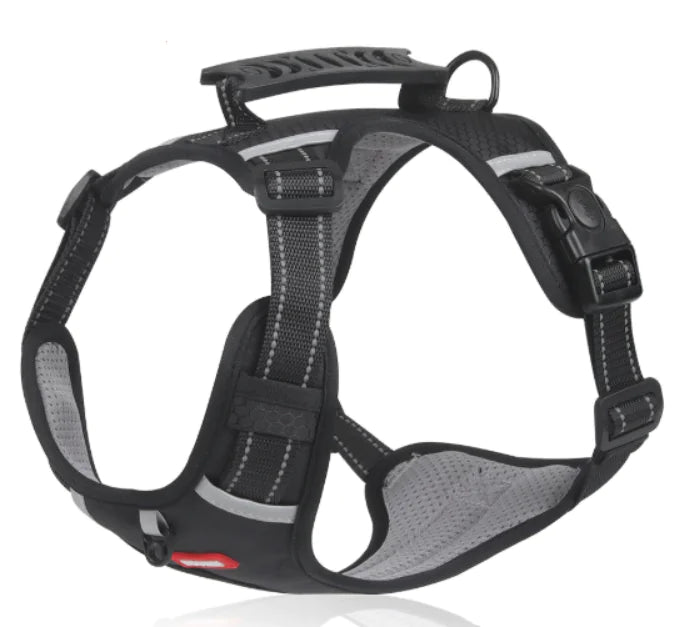 GlowBright No-Pull Waterproof Dog Harness – Adjustable Reflective Pet Harness