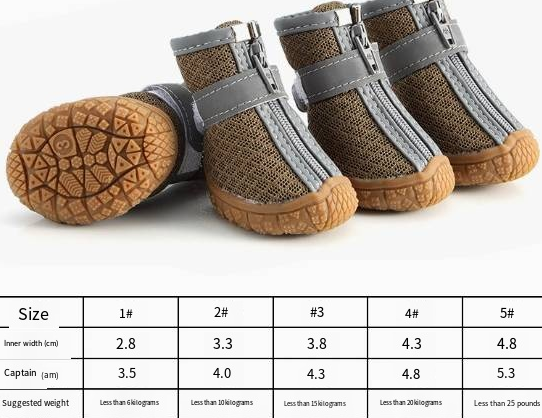 FurPaw Dog Booties for Paw Protection