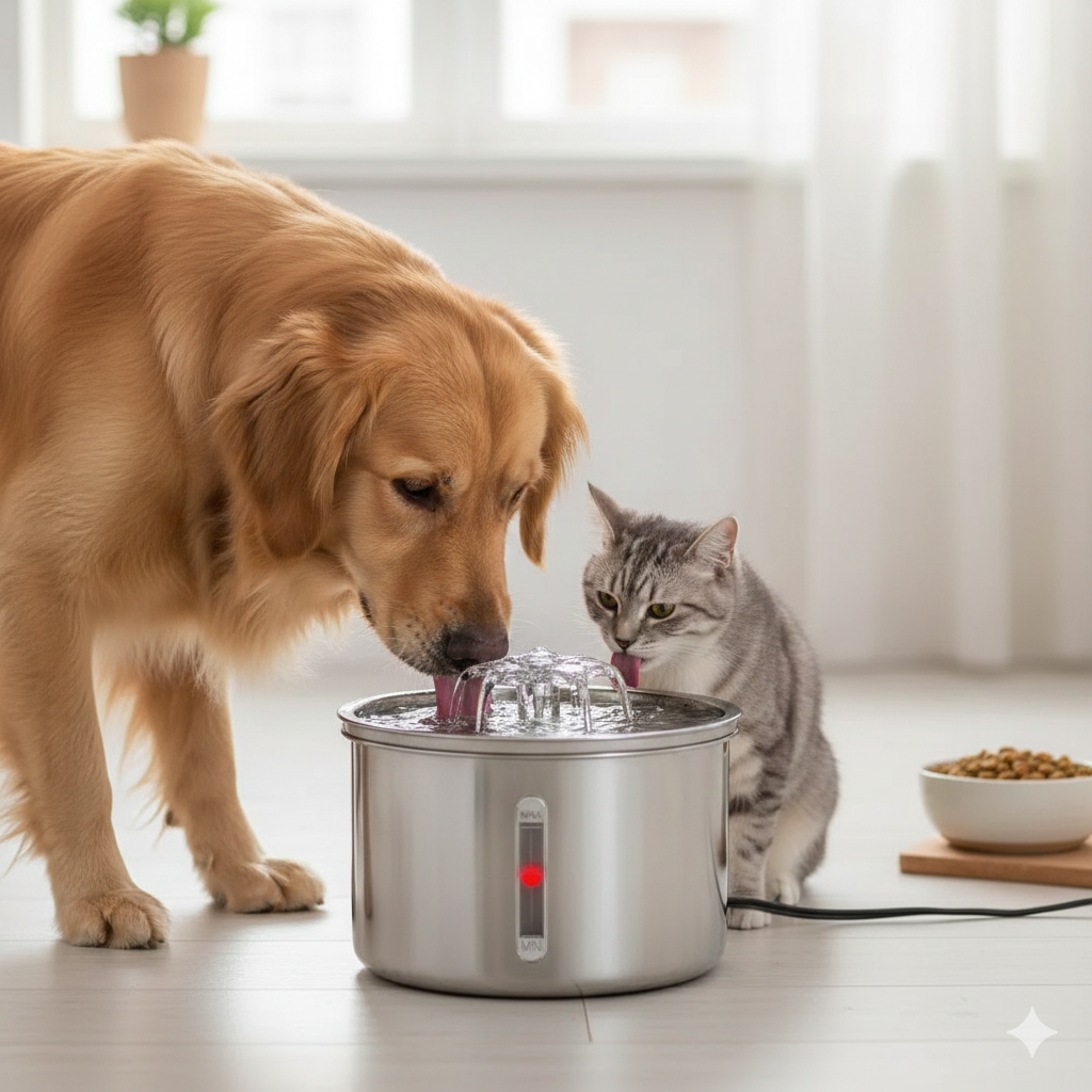 FurPaw Flowing Pet Water Fountain