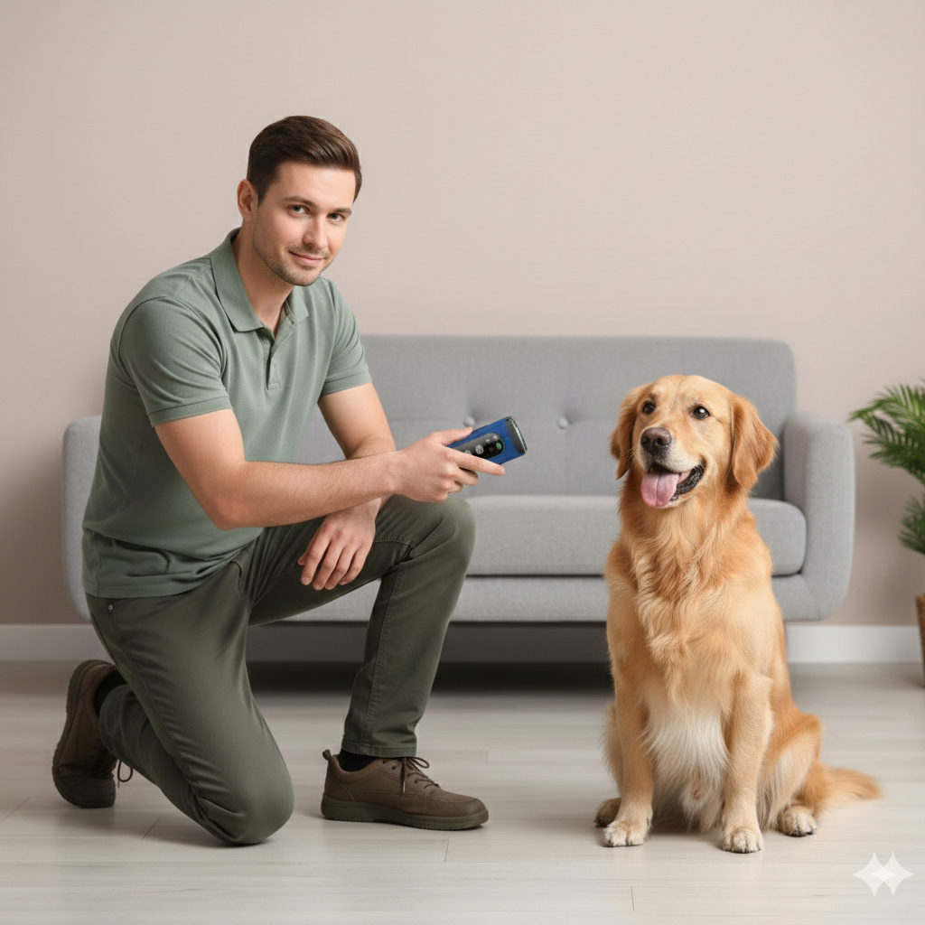 Ultrasonic Dog Bark Control Device – Dual-Core