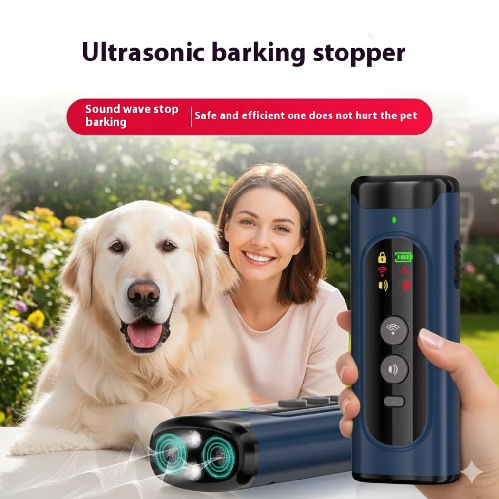 Ultrasonic Dog Bark Control Device – Dual-Core