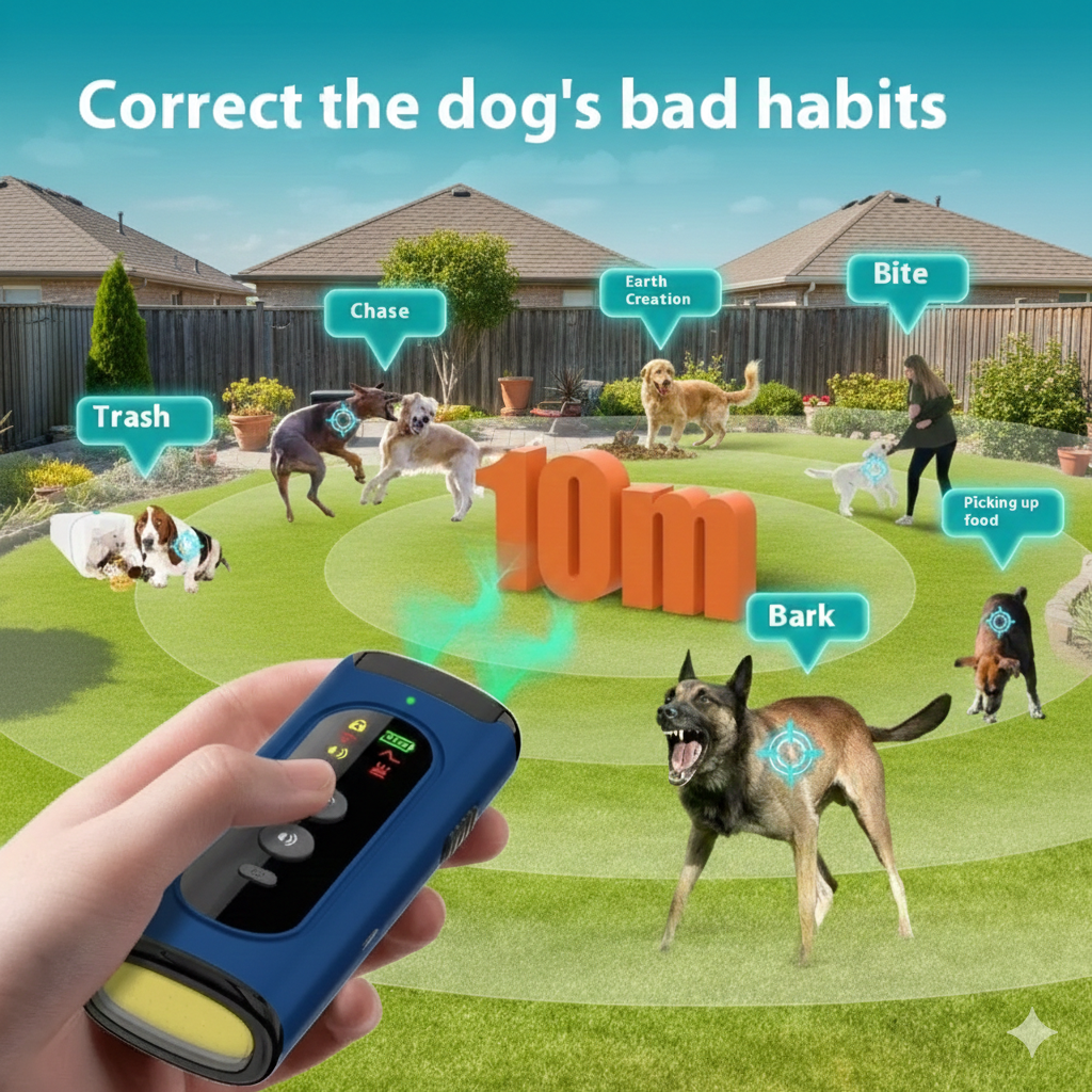 Ultrasonic Dog Bark Control Device – Dual-Core
