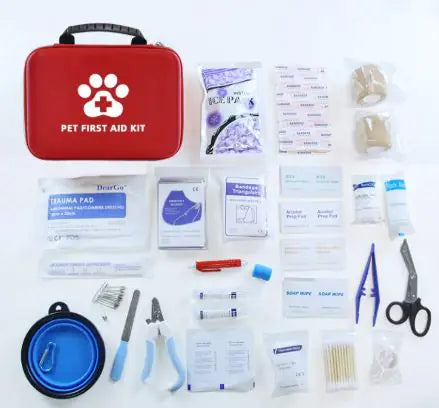 Pet Pal Travel First Aid Kit – Compact Emergency Kit for Dogs & Cats
