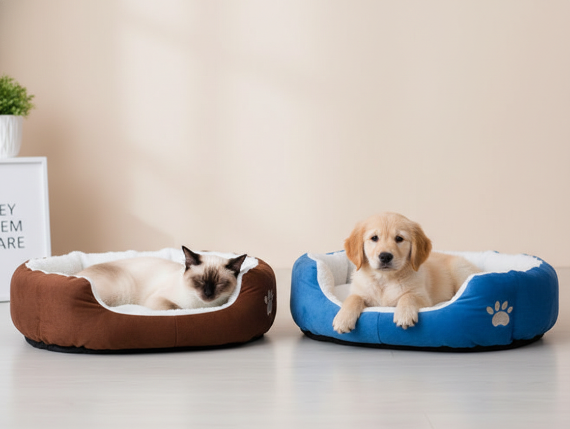 CuddleSoft Washable Pet Bed Mat for Dogs & Cats