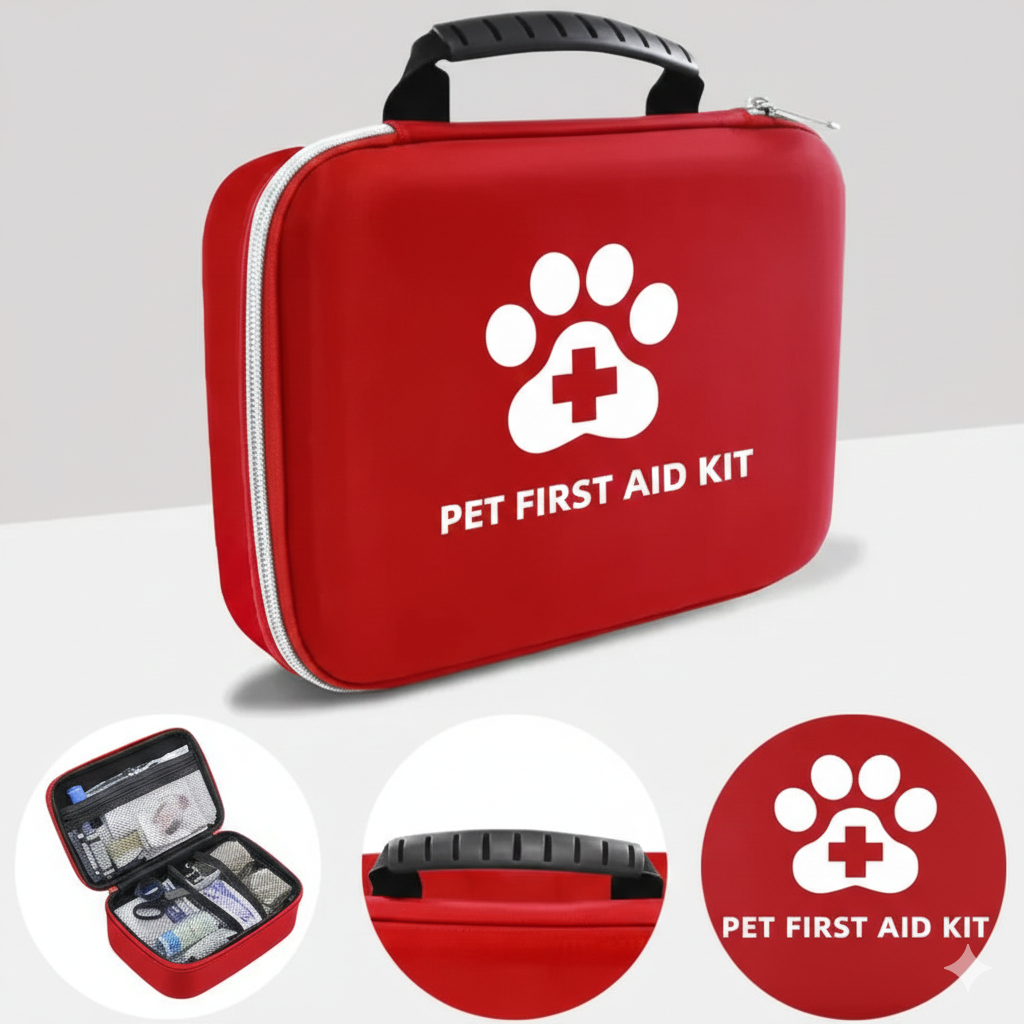 Pet Pal Travel First Aid Kit – Compact Emergency Kit for Dogs & Cats