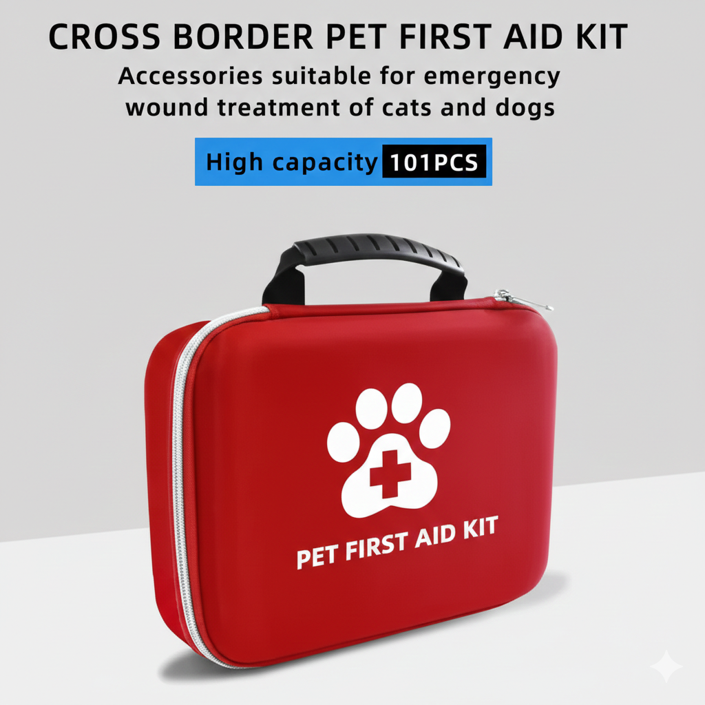 Pet Pal Travel First Aid Kit – Compact Emergency Kit for Dogs & Cats