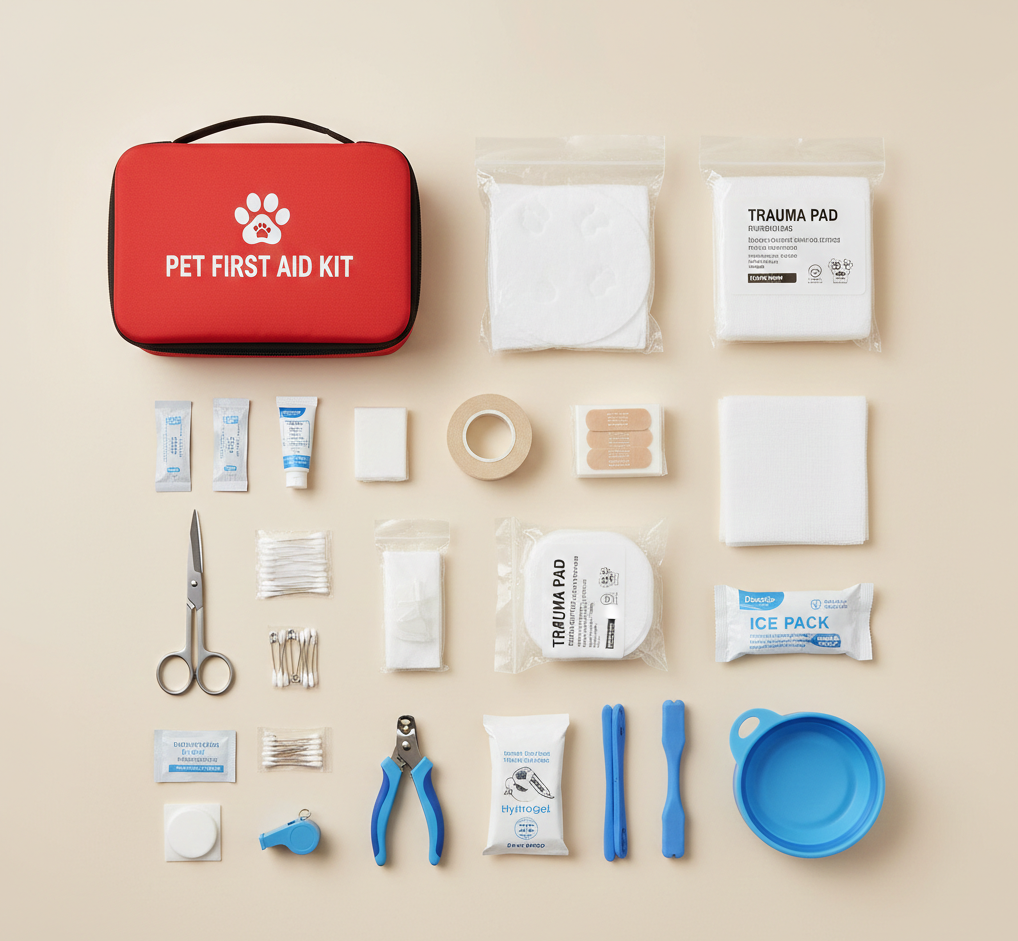 Pet Pal Travel First Aid Kit – Compact Emergency Kit for Dogs & Cats