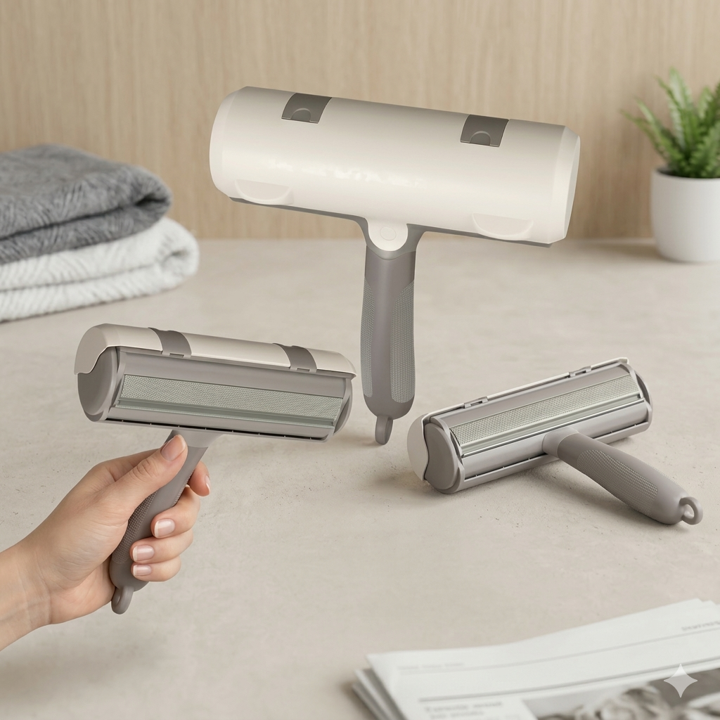 FurPaw Reusable Pet Hair Remover Roller | Self-Cleaning Lint & Fur Remover for Dogs and Cats