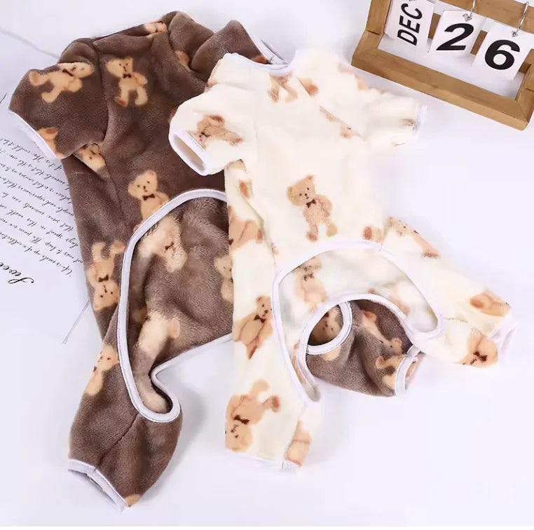 Cozy Critter Warm Pet Jumpsuit Pajamas